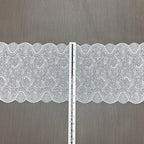 Ditsy Floral Wide Stretch Nylon-Spandex Lace Trim 23 cm — fabric photo 5