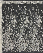 Bugle Bead & 3/7mm Sequin Embroidery Fabric — fabric photo 6