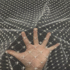 Bubble-Bead Embroidered Dressmaking Fabric — fabric photo 4