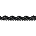 Small Floral Stretch Nylon-Spandex Lace Trim 5.4 cm — fabric photo 4