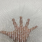 Heavy Sequin & Bubble-Bead Embroidered Bridal Fabric – Design 94495