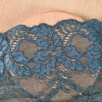 Leaf Double-Scallop Stretch Nylon Lace Trim 18 cm — fabric photo 3