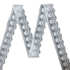 Narrow Stretch Nylon-Spandex Lace Trim 1.8 cm — fabric photo 4