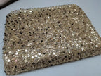 Foam and Silver Bead Sequin Mesh Fabric — fabric photo 3