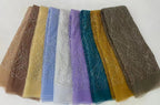 Linear Foam Bead & 3/7mm Sequin Bridal Fabric — fabric photo 5