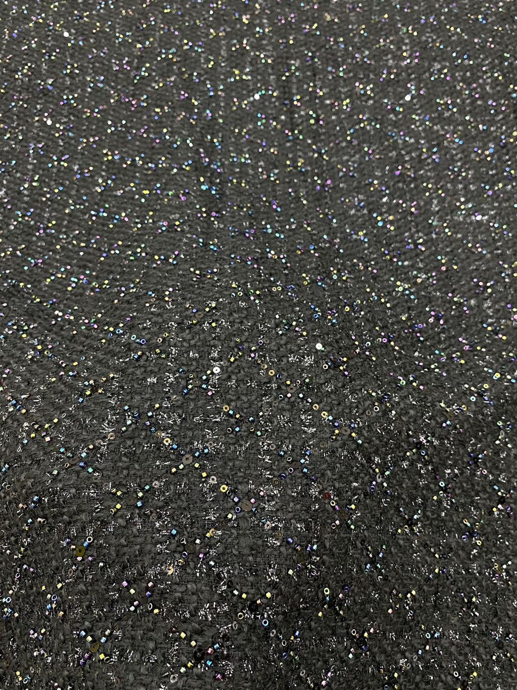 Sequin Embroidered Bridal Fabric – Design 83487 — fabric photo 3
