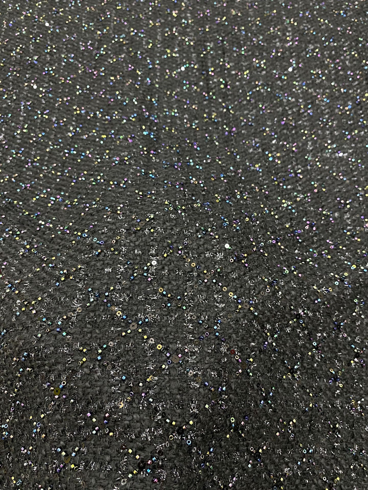 Sequin Embroidered Bridal Fabric – Design 83487 — fabric photo 3