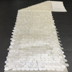Oversized 25mm Geometric Sequin Bead Fabric — fabric photo 2