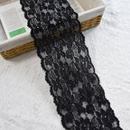 Double-Scallop Picot-Edge Stretch Nylon Lace Trim 15 cm - Style 76063 — fabric photo 6