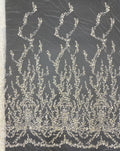 Plant Motif Foam Bead Sequin Embroidered Fabric — fabric photo 6