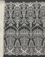 Sequin & Bubble-Bead Embroidered Bridal Fabric – Design 26367 — fabric photo 6