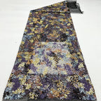 Geometric Mixed-Size Sequin Embroidered Fabric — fabric photo 5