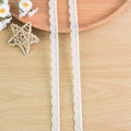 Raised-Texture Stretch Lace Trim 3 cm — fabric photo 6