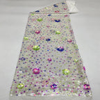Stretch Mesh with 5/9mm Sequins — fabric photo 3