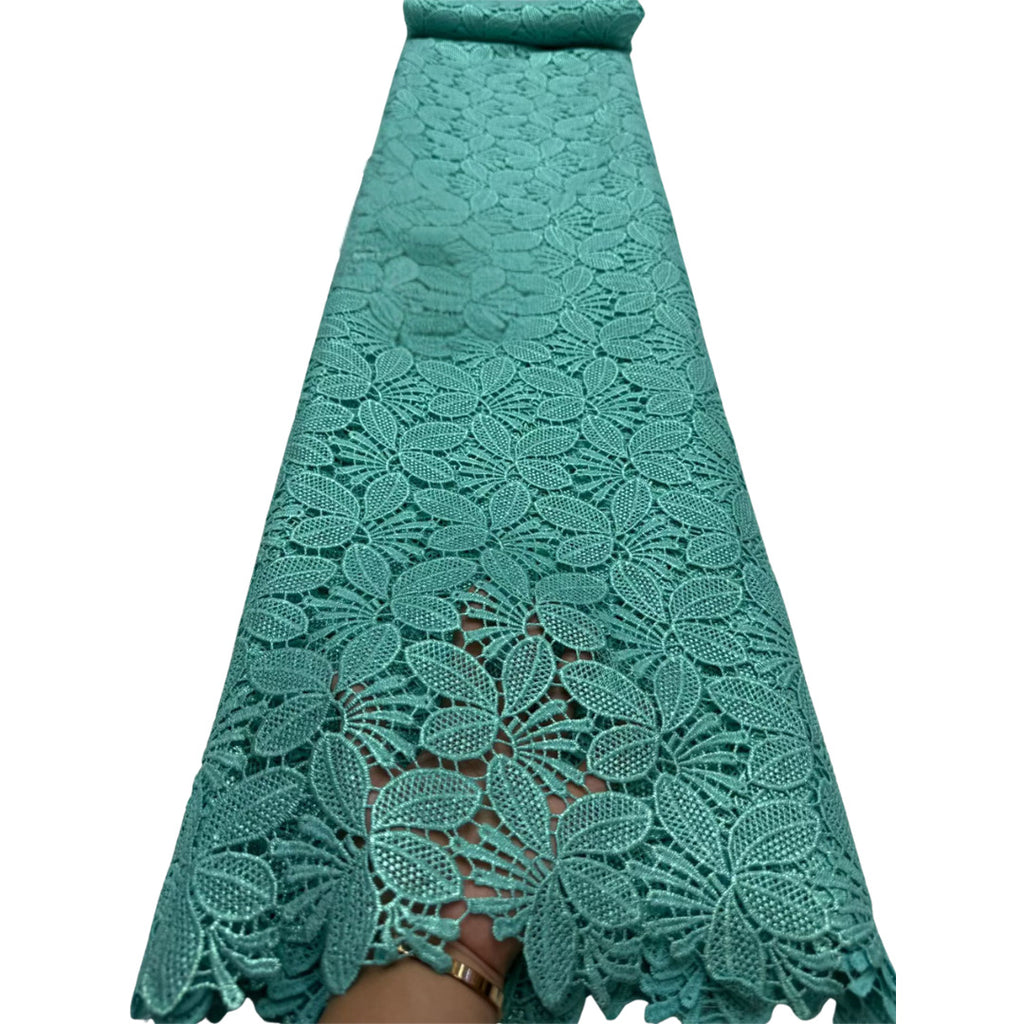 Embroidered Guipure Lace Fabric – Design 58047 — fabric photo 5