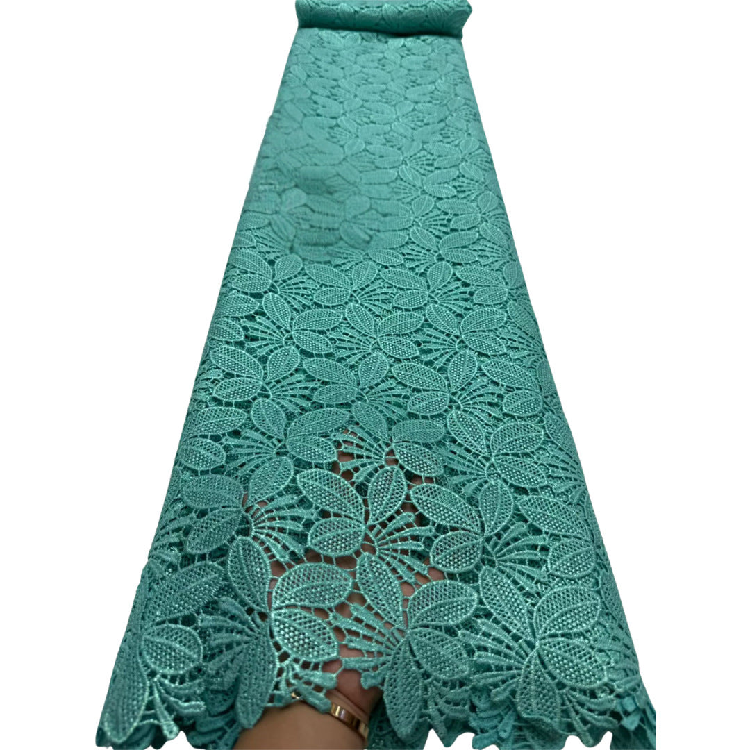 Embroidered Guipure Lace Fabric – Design 58047 — fabric photo 5