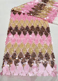 Multisize Sequin Embroidered Stretch Mesh — fabric photo 6
