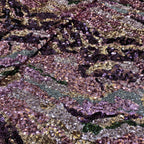 Multicolor Geometric Sequin Embroidered Bridal Fabric — fabric photo 5