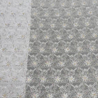 Rhinestone and Sequin Embroidered Chiffon Lace – Per Yard