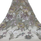 Classic Multicolor Sequin Embroidered Fabric for Qipao — fabric photo 2