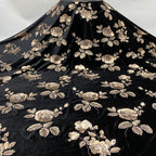 Korean Velvet Multisize Colorful Sequin Fabric — fabric photo 3