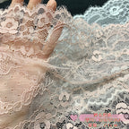 Eyelash Stretch Lace Trim 22 cm — fabric photo 2