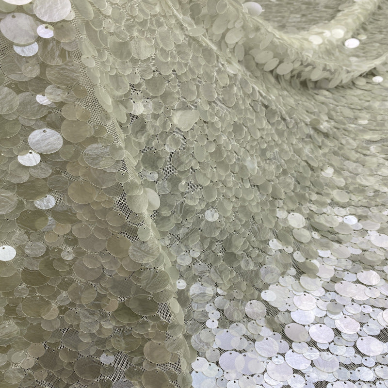Stretch Mesh with 9–18mm Sequins — fabric photo 4