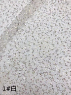 Crystal-Look Sequin & Triple-Bead Embroidered Bridal Fabric — fabric photo 4