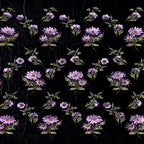 Velvet Bugle Bead Colorful Sequin Fabric — fabric photo 3