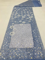 Gradient Foam Bead & 3/7mm Sequin Fabric