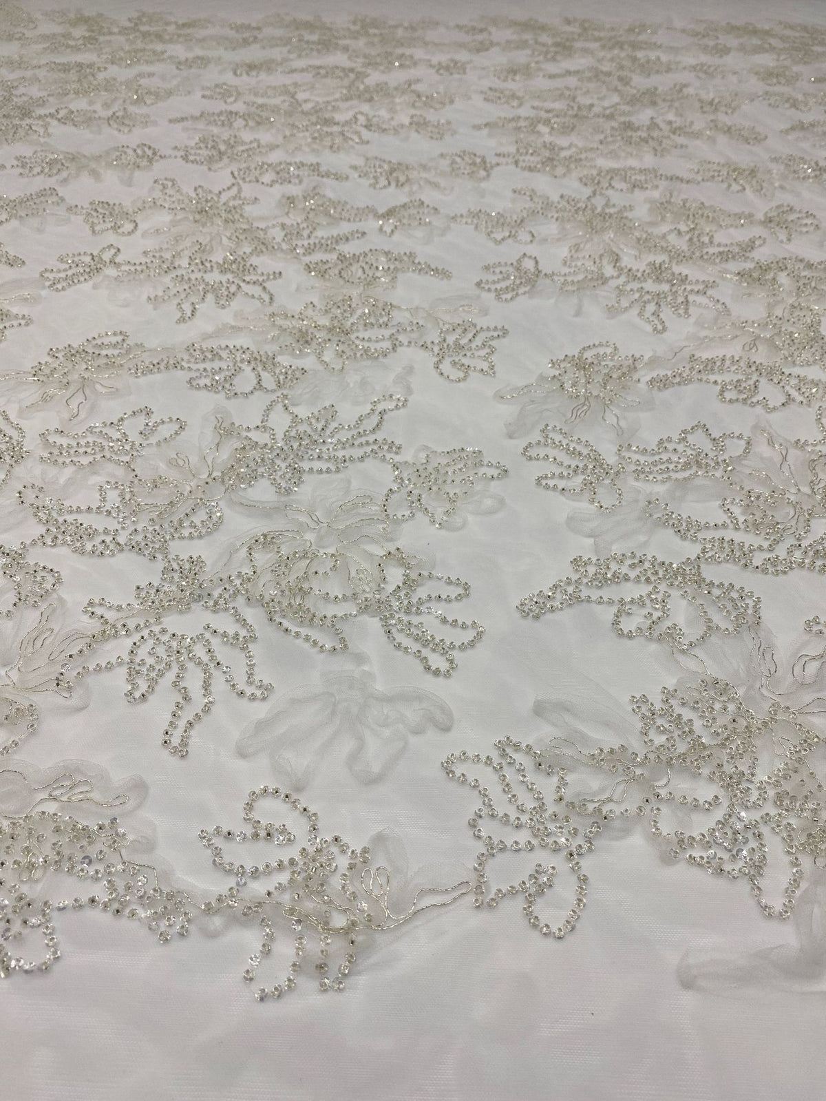 Cordwork Bead Embroidery with 4 mm Sequins — fabric photo 2