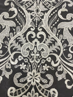 Sequin Embroidered Bridal Fabric – Design 93663 — fabric photo 3