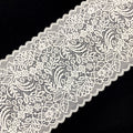 Corded Double-Scallop Stretch Nylon Lace Trim 18 cm — fabric photo 5