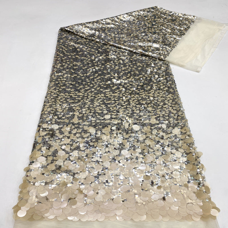 Gradient 5–18mm Sequin Embroidery Fabric — fabric photo 2