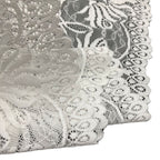 Leaf Double-Scallop Straight-Edge Stretch Lace Trim 18 cm — fabric photo 3