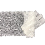 Geometric Stretch Lace Trim 24 cm — fabric photo 5