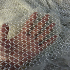 Diamond and Seed Bead Embroidery Fabric — fabric photo 4