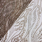 French-Style Beaded Sequin Embroidered Mesh Lace – Per Yard