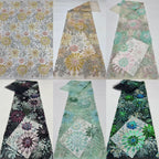 Botanical Multicolor Sequin Embroidered Fabric — fabric photo 2