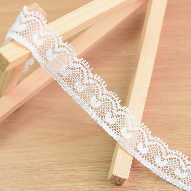 Narrow Stretch Nylon-Spandex Lace Trim 1.8 cm — fabric photo 2