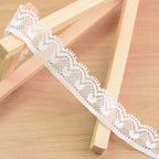 Narrow Stretch Nylon-Spandex Lace Trim 1.8 cm — fabric photo 2