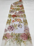 Botanical Print with Sequin Embroidery — fabric photo 6