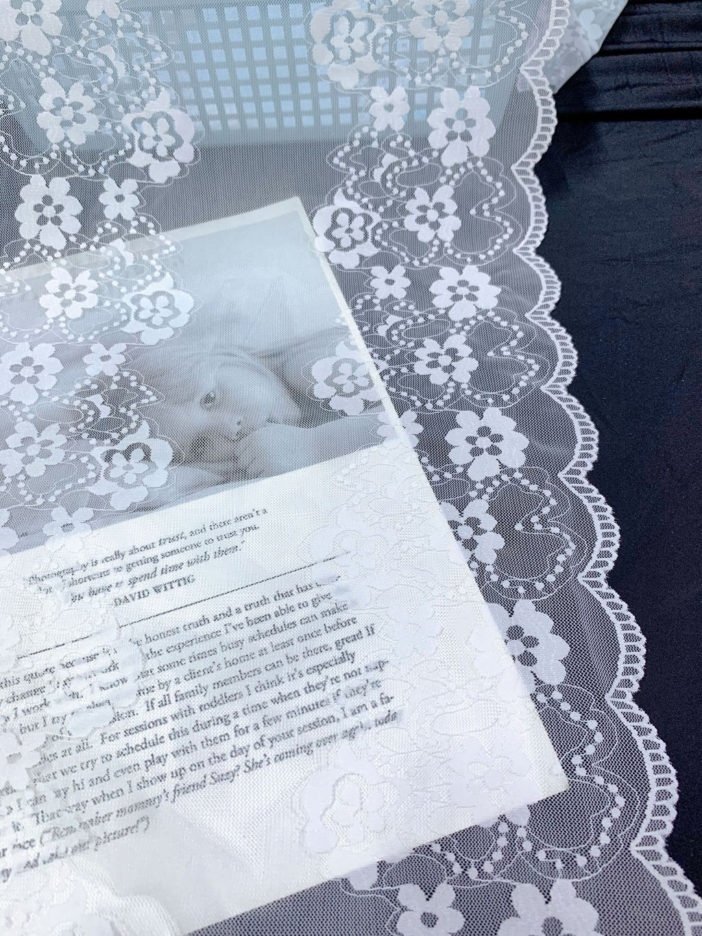 Wide Lace Trim 24 cm — fabric photo 5