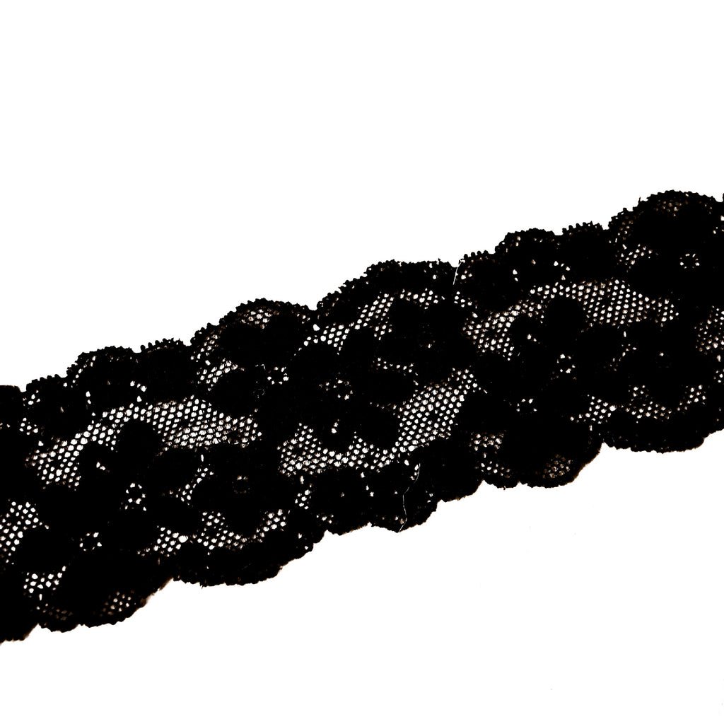 Double-Scallop Textured Lace Trim 6 cm — fabric photo 4