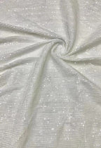 Stretch Flannel with Straight Sequin Embroidery — fabric photo 6