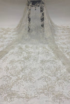 Cordwork Bead Embroidery with 4 mm Sequins
