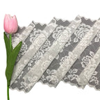 Double-Scallop Straight-Edge Stretch Nylon-Spandex Lace Trim 20.5 cm — fabric photo 3