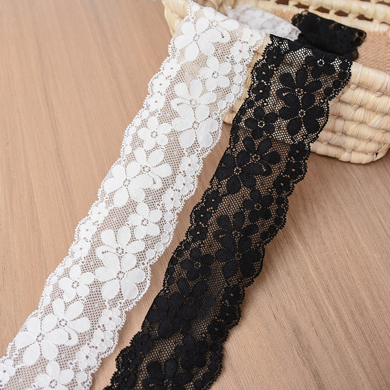 Double-Scallop Textured Lace Trim 6 cm