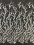 Fine 2/4 mm Crystal-Look Sequin Embroidered Bridal Fabric