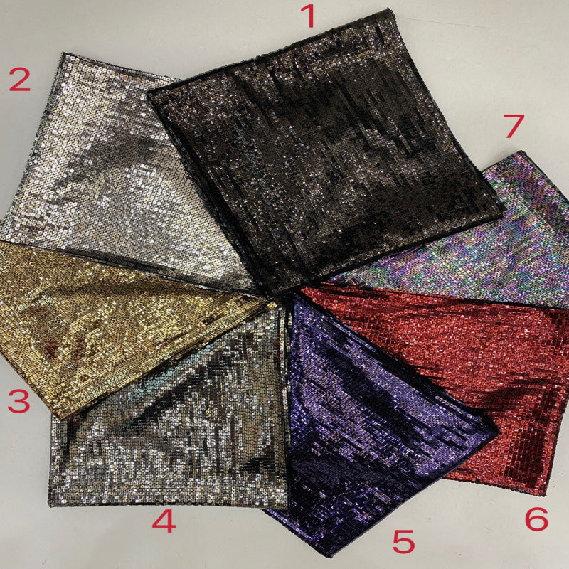 Stretch 5 mm Sequin Embroidered Stretch Mesh Fabric – Design 93471